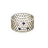 Honeycomb Sapphire Ring