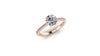 Ski Tip Pavé Lab-Grown Diamond Ring