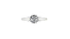 Ski Tip Solitaire Lab-Grown Diamond Ring