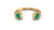 Esméralda Emerald Cuff Ring